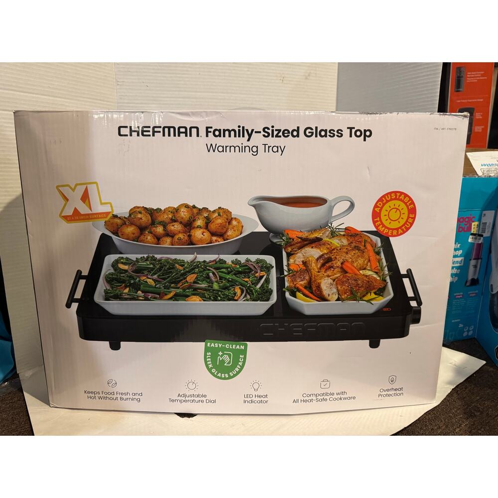Chefman Electric Warming Tray& Adjustable Temperature Control,Perfect For Buffet - Picture 3 of 5